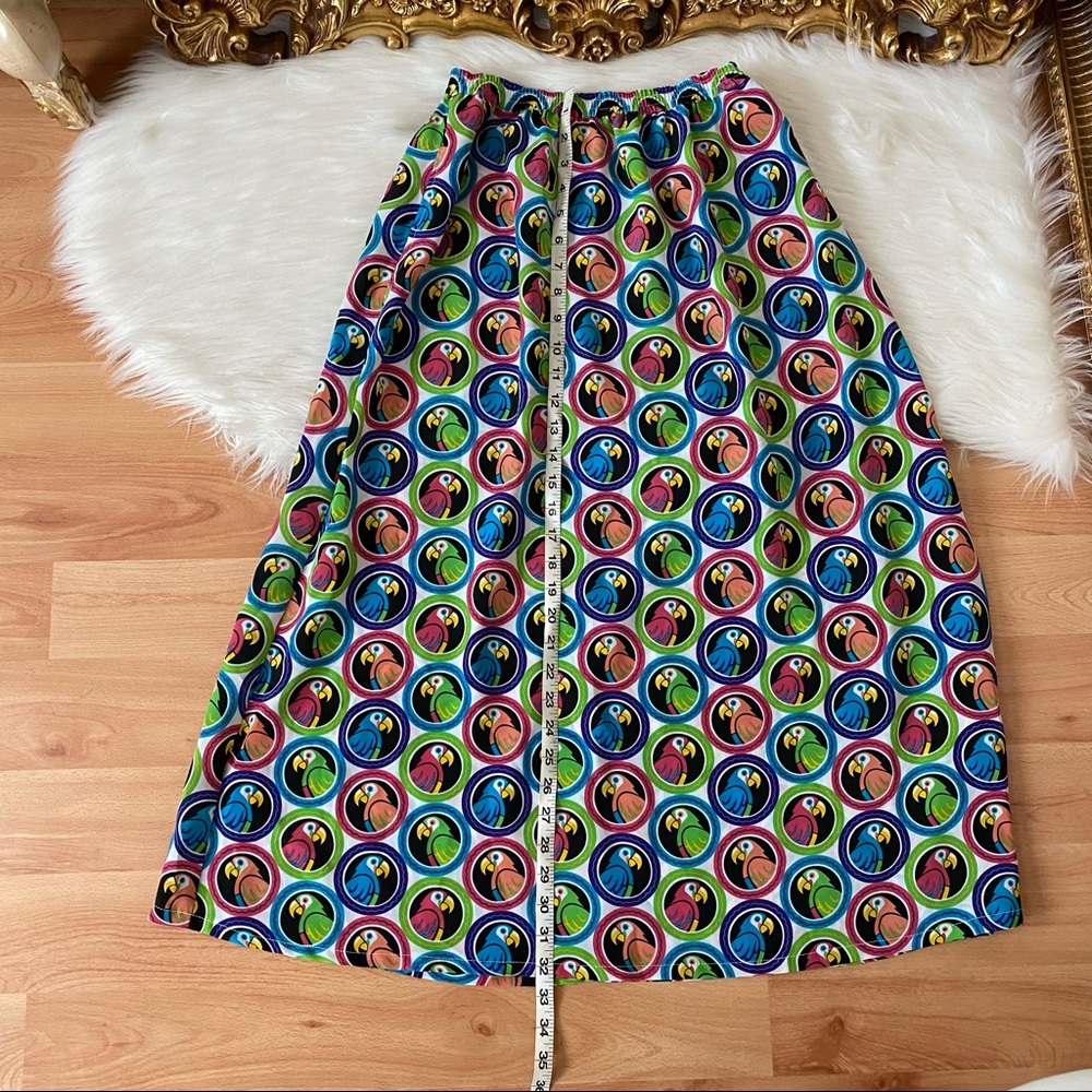 Bob Mackie Parrot Wearable Art Skirt - Picture 5 of 6